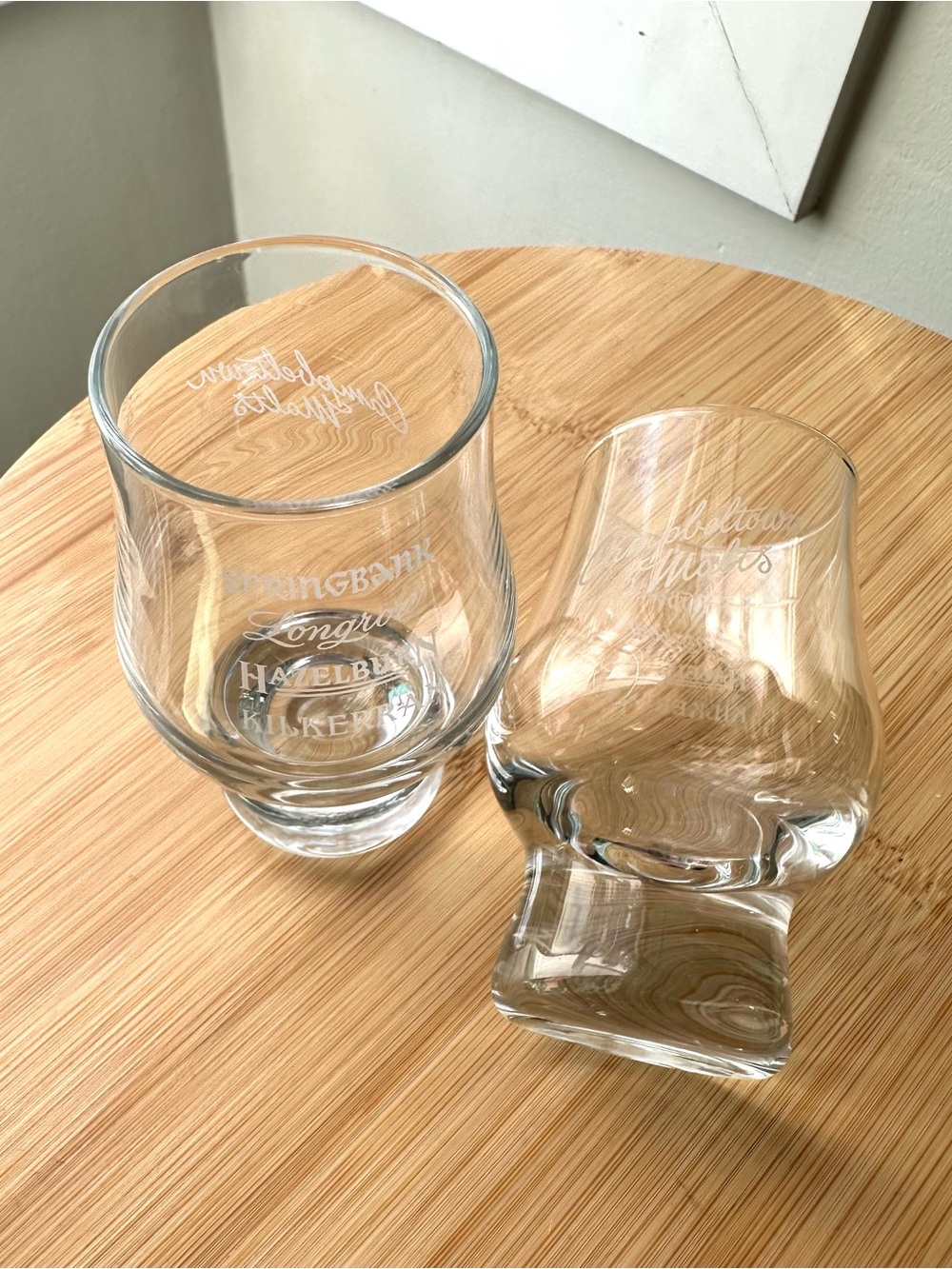 Clear Whiskey Tasting Glasses — Set of 2 by Unbranded